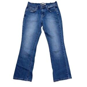 Levis 515 Womens Bootcut Stretch Denim Blue Jeans Size 8 S (30X29) Cowgirl Boho